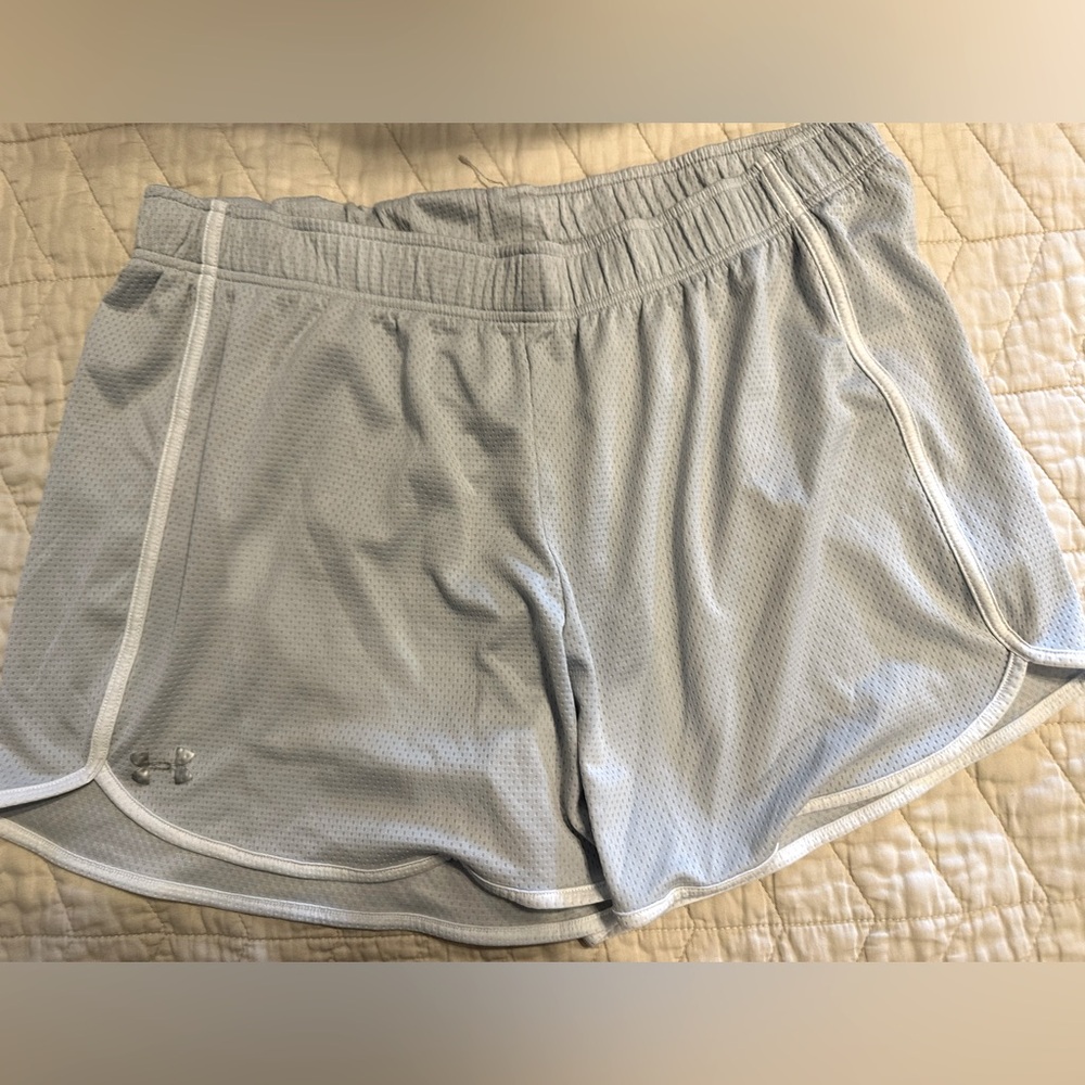 UA athletic shorts.